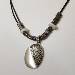 Handmade Beads Necklace. Unique pendant